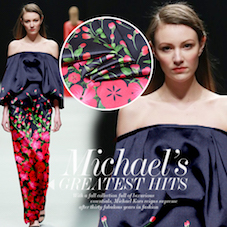 Silk Stretch Satin Printed Fabric