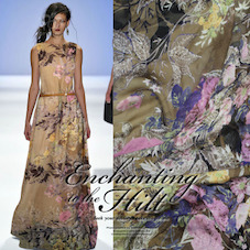 Silk Chiffon Printed Fabric