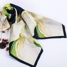 Fashion Design Custom Print Women Scarf Silk Scarf - China Scarf